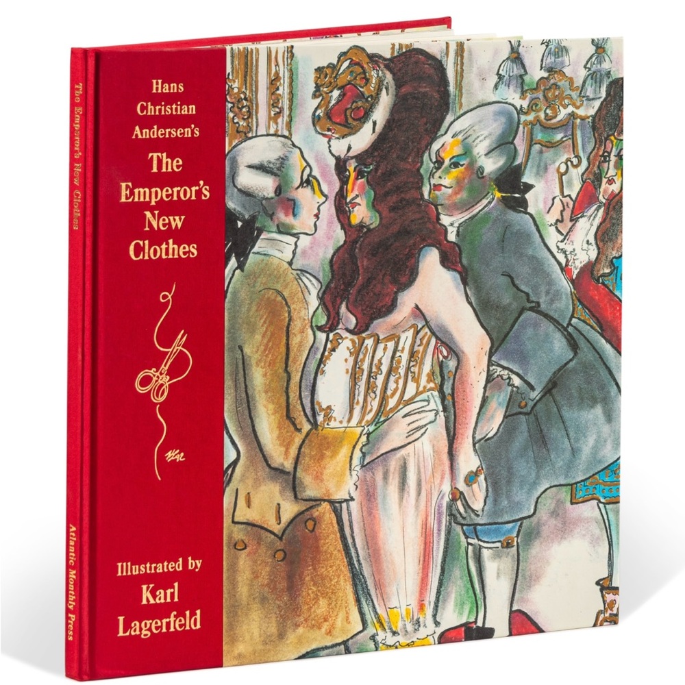 Collectible First Edition Book Illustrations by Karl Lagerfeld 1992